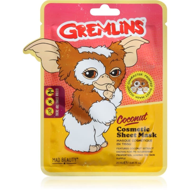 Gremlins maska nawilżająca w płacie z kwasem hialuronowym