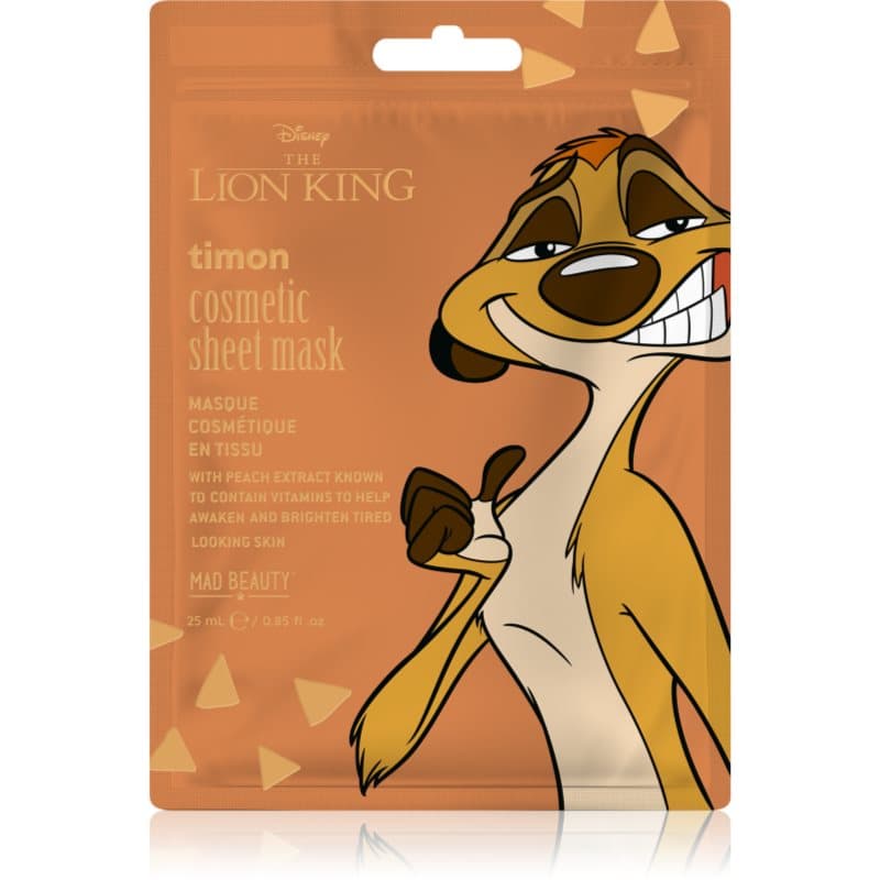 Lion King Timon maseczka w płachcie intensywnie nawilżający