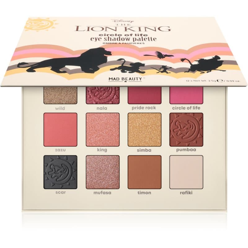 Lion King Circle of Life paleta cieni do powiek