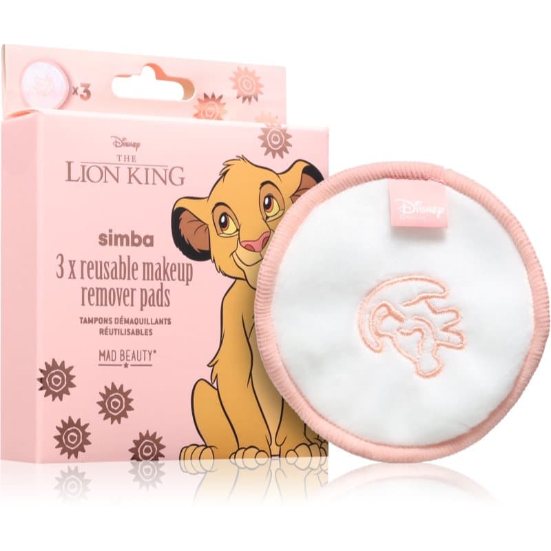 Lion King Simba płatki do demakijażu z mikrofibry wielokrotnego użytku