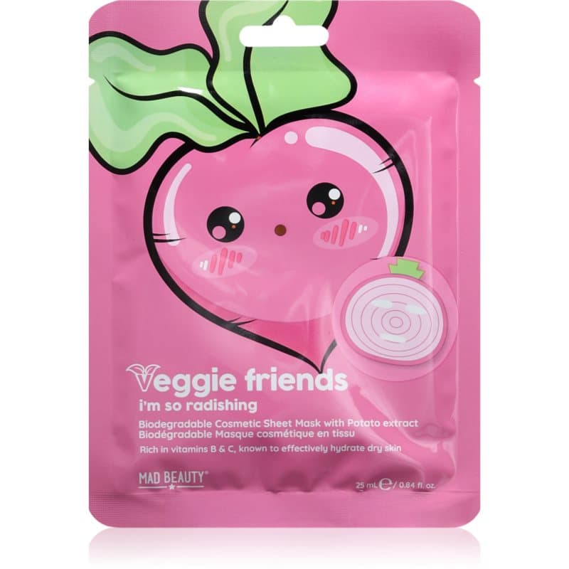 Veggie Friends Radish maseczka w płachcie o działaniu nawilżającym