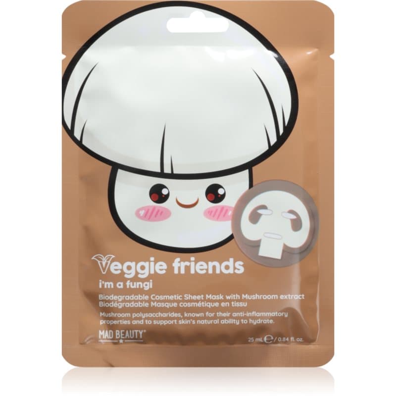 Veggie Friends Mushroom maseczka w płachcie o działaniu uspokajającym