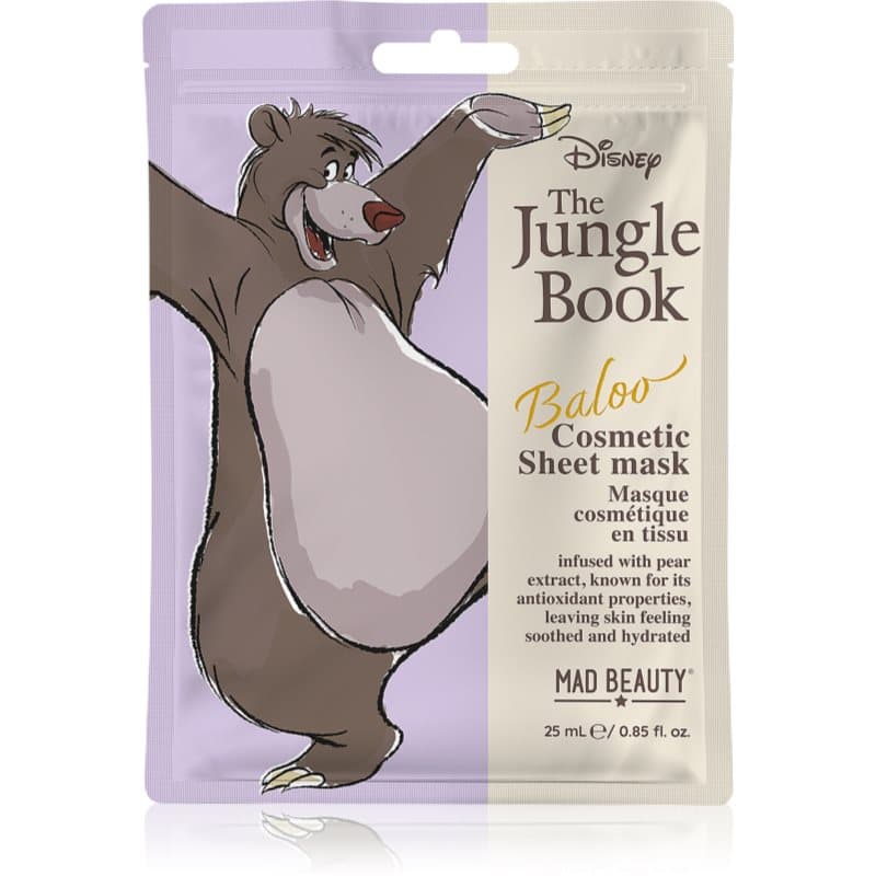 The Jungle Book Sheet Mask - Baloo maseczka w płachcie