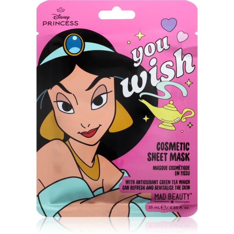 Disney Princess Jasmine maska nawilżająca w płacie