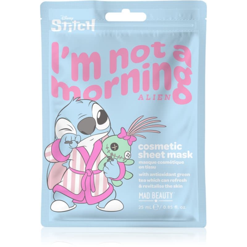 Disney Stitch maska nawilżająca w płacie o działaniu uspokajającym