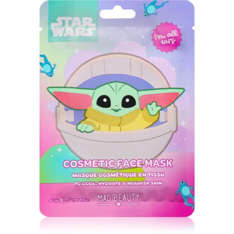 Grogu Galaxy maska nawilżająca w płacie o działaniu odświeżającym