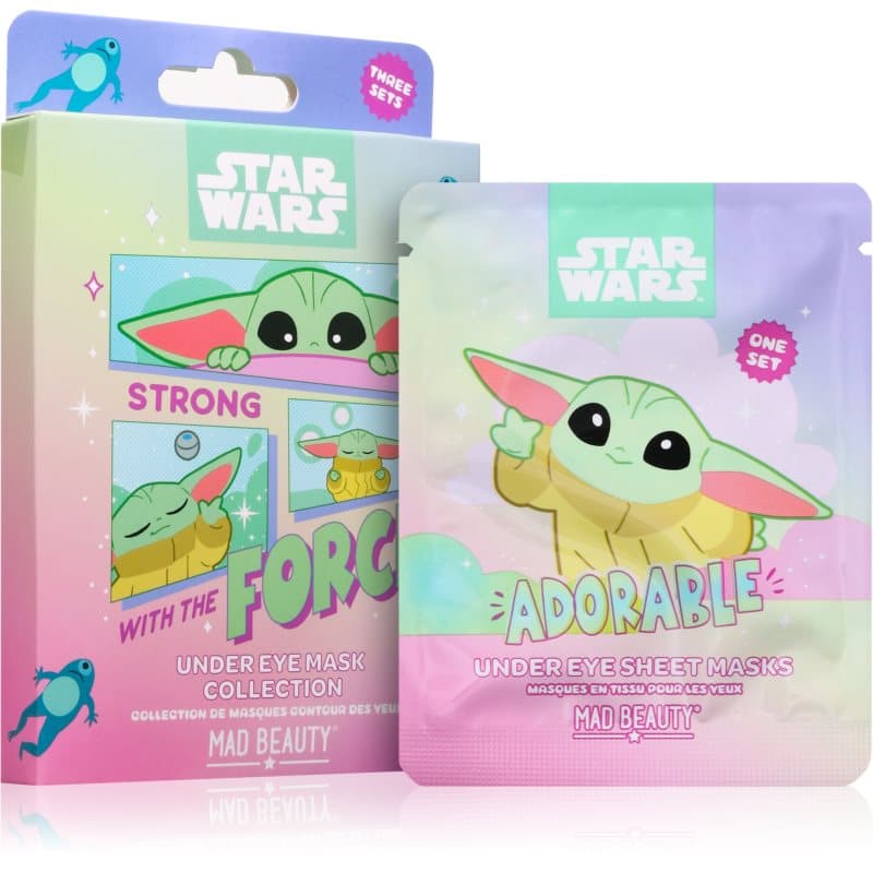 Star Wars Grogu Galaxy płatki pod oczy w płachcie