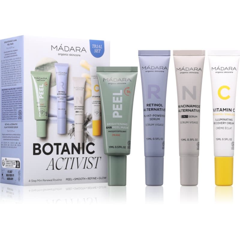 Botanic Activist 4-Step Mini Renewal Routine Set Zestaw do pielęgnacji twarzy