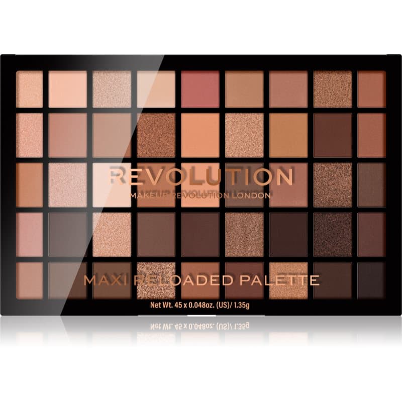Maxi Reloaded Palette paleta pudrowych cieni do powiek odcień Ultimate Nudes