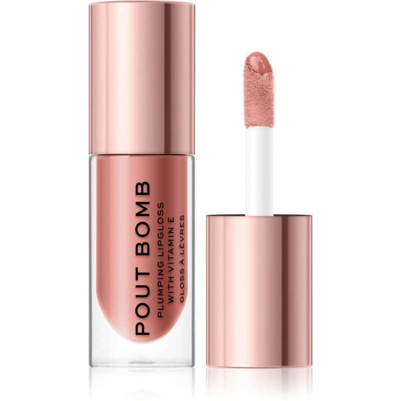 Revolution Pout Bomb błyszczyk do ust nadający objętość z wysokim połyskiem odcień Doll