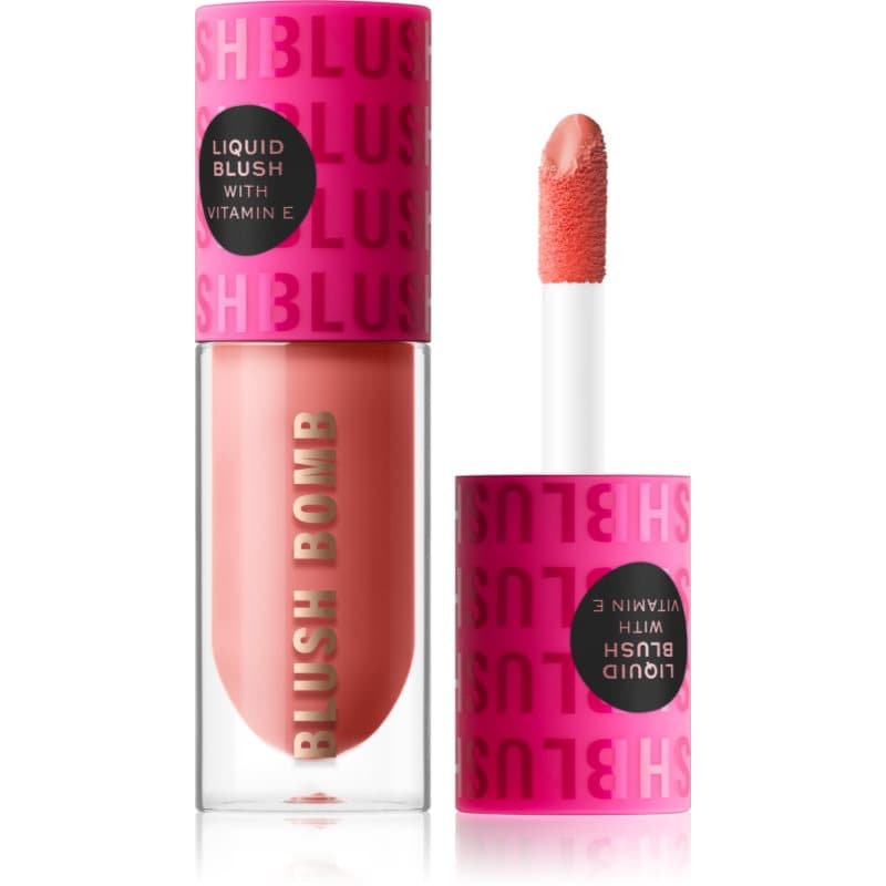 Revolution Blush Bomb róż do policzków w kremie odcień Glam Orange