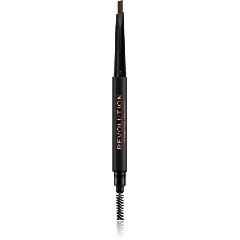 Revolution Duo Brow Definer precyzyjna kredka do brwi odcień Medium Brown
