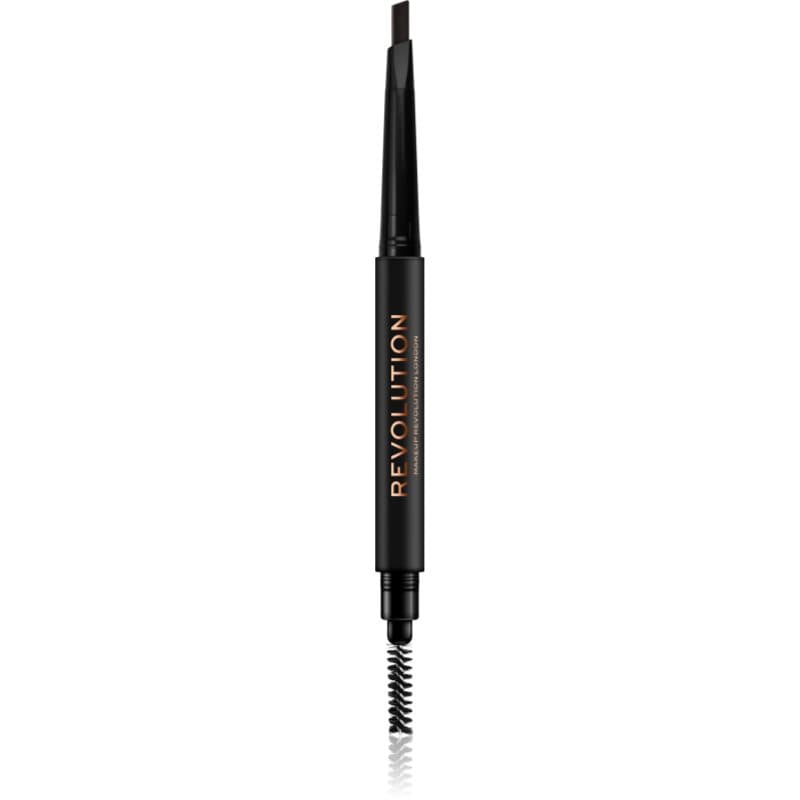 Revolution Duo Brow Definer precyzyjna kredka do brwi odcień Dark Brown