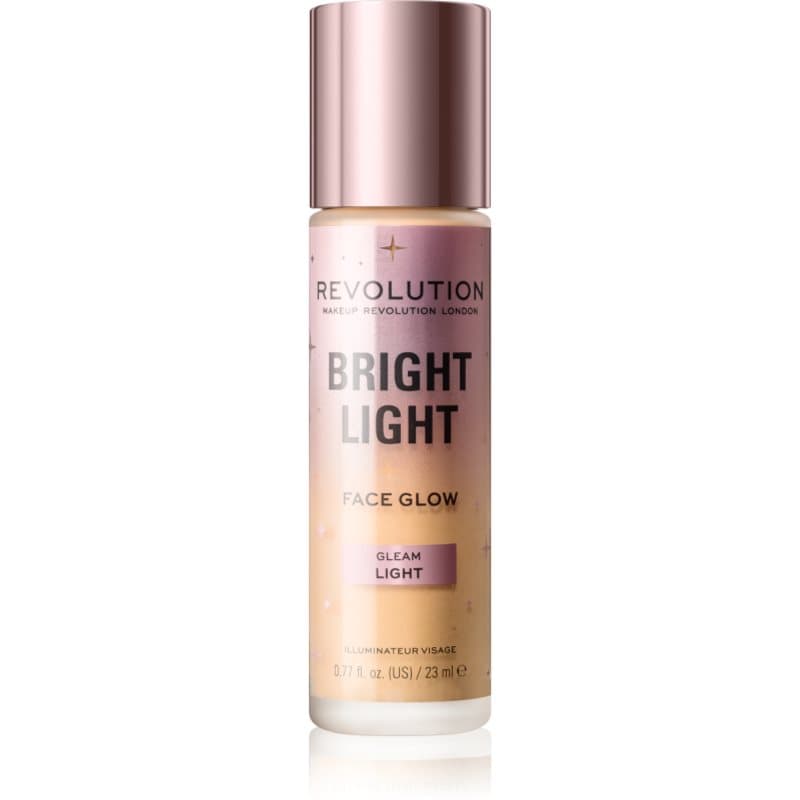 Revolution Bright Light Face Glow fluid rozświetlająco-tonujący odcień Gleam Light