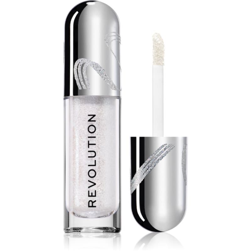 Revolution Metallic Muse Glitter Muse błyszczące cienie do powiek w płynie odcień Silver