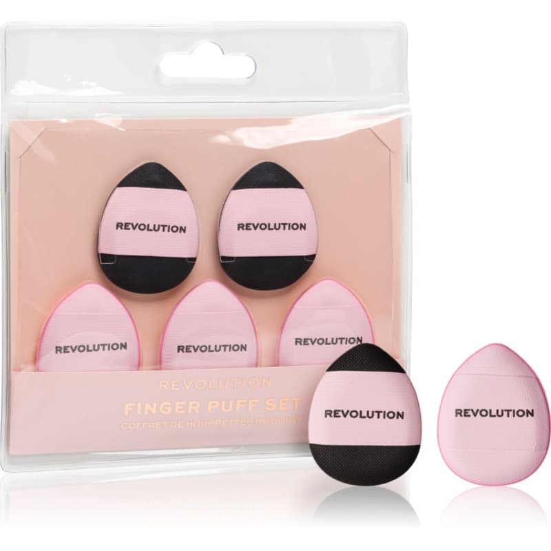 Revolution Finger Puff Set puszek do pudru