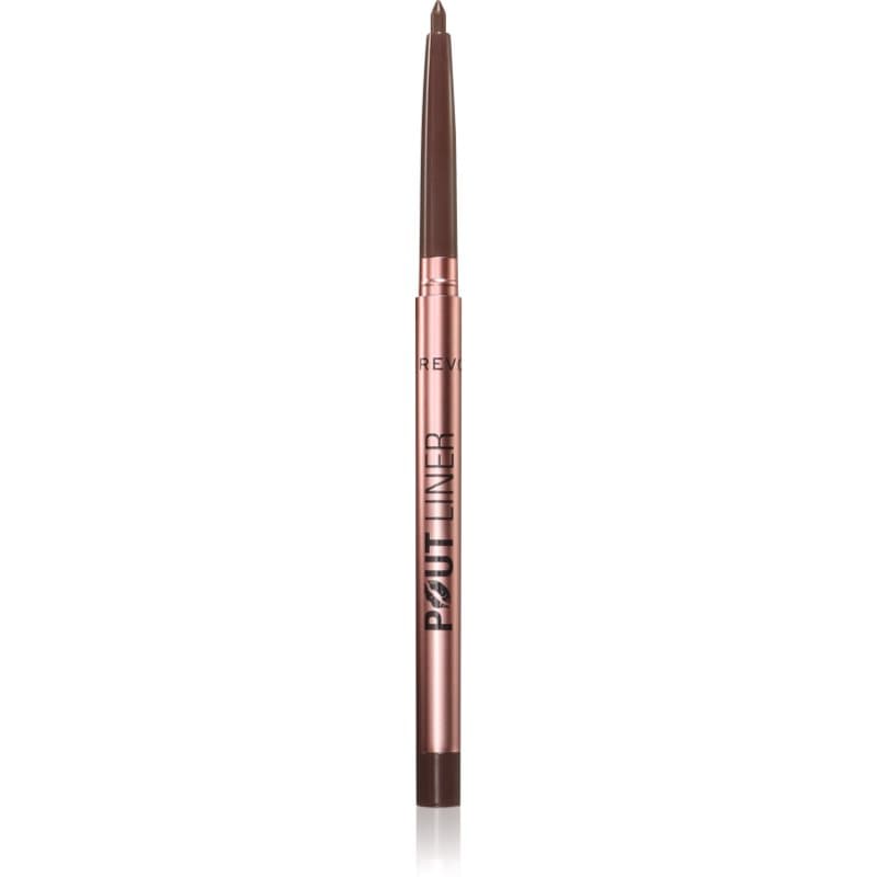 Revolution Pout Liner kredka do ust do zwiększenia objętości odcień Espresso Cool Brown