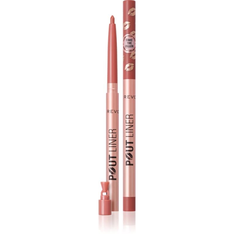 Revolution Pout Liner kredka do ust do zwiększenia objętości odcień Chauffeur Nude
