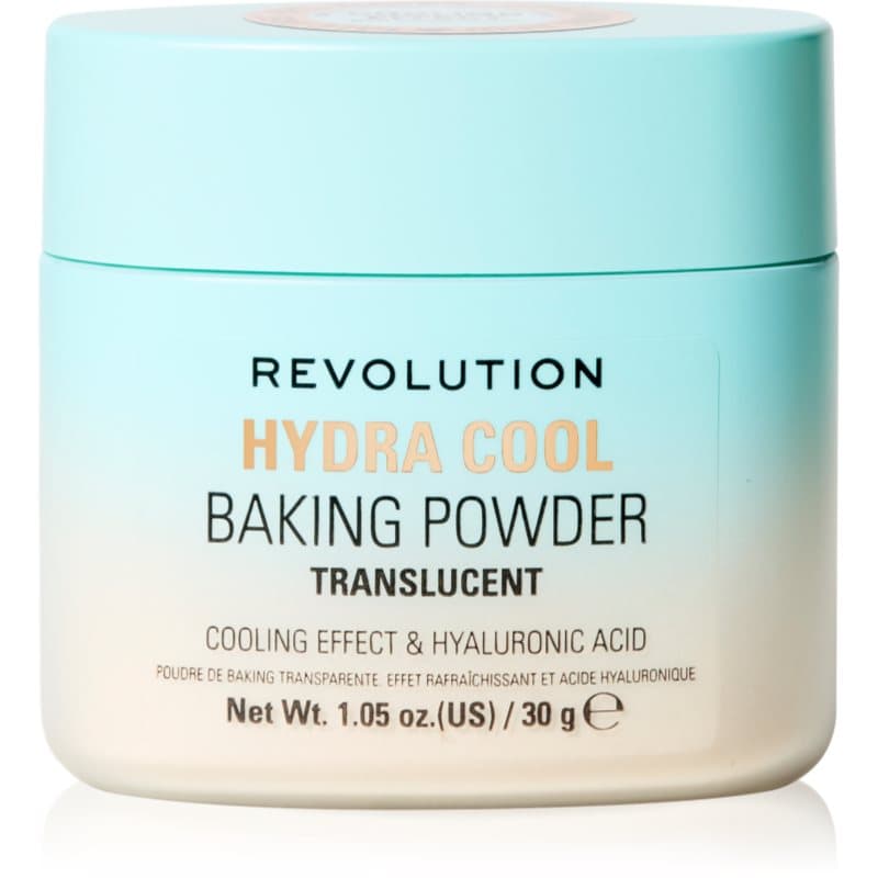 Revolution Hydra Cool Loose Baking Powder rozświetlający puder sypki z efektem chłodzącym
