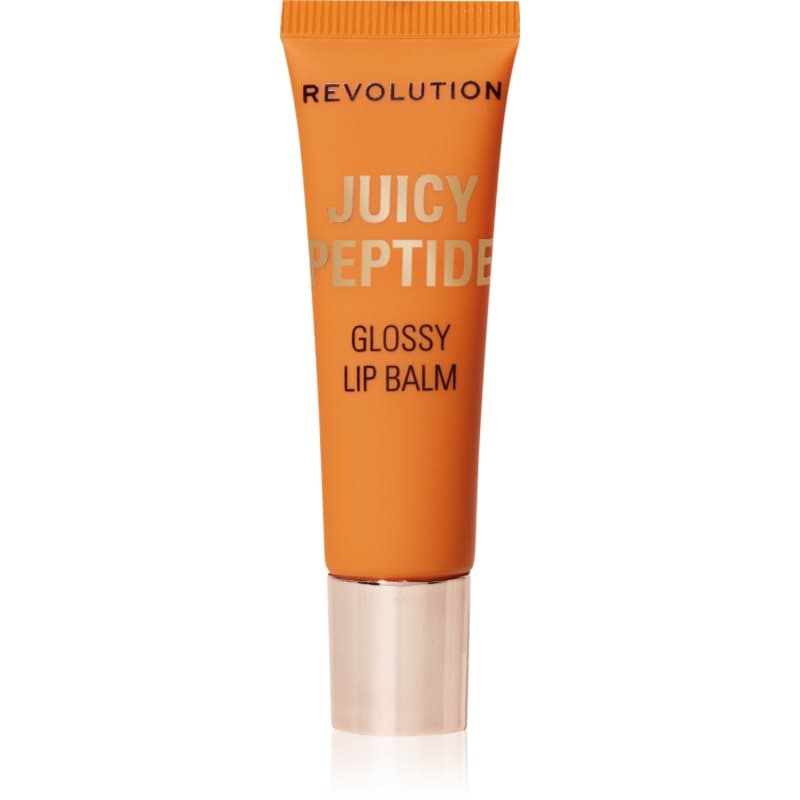 Revolution Juicy Peptide Lip Balm balsam do ust z peptydami odcień Peach Bellini Orange