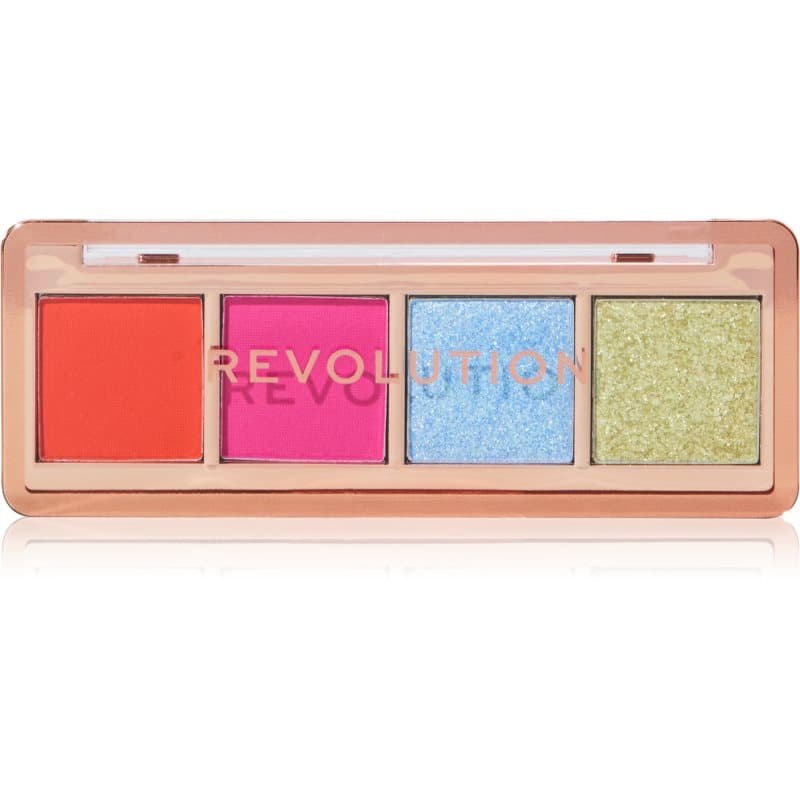 Revolution Icon Edit paleta cieni do powiek odcień The Vibrant Brights Palette