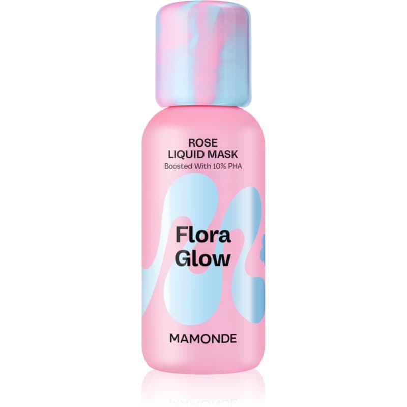 Flora Glow Rose Liquid Mask maseczka nawilżająca do twarzy z efektem złuszczającym