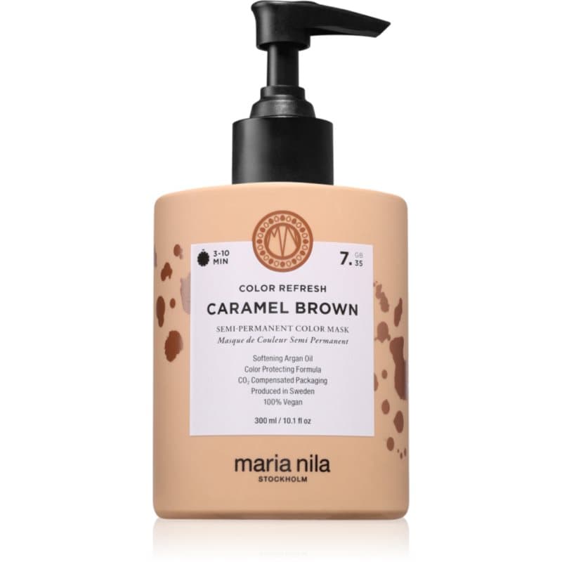 Colour Refresh delikatna odżywiająca maska bez trwałych pigmentów barwiących odcień Caramel Brown 7.35