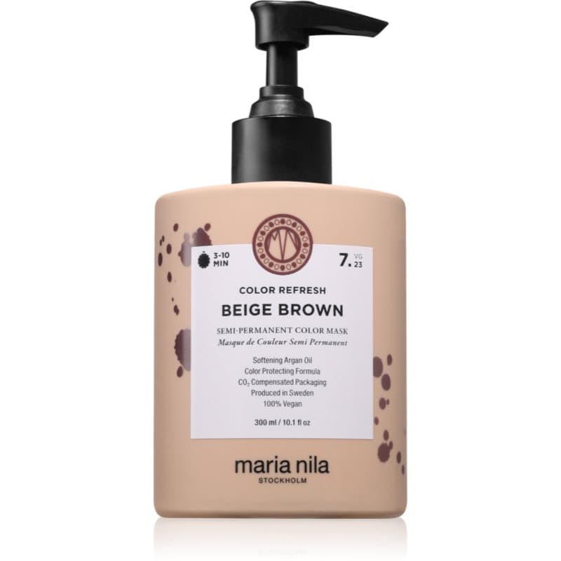 Colour Refresh delikatna odżywiająca maska bez trwałych pigmentów barwiących odcień Beige Brown 7.23