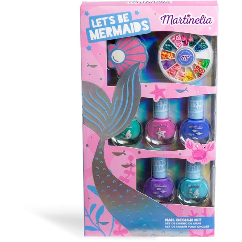 Let´s be Mermaid Nails Design Kit zestaw do paznokci dla dzieci 3+