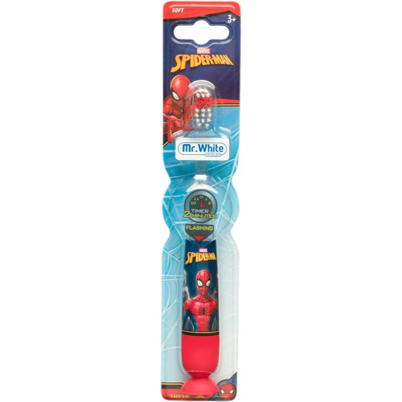 Spiderman Flashing Toothbrush szczoteczka do zębów soft dla dzieci 3+
