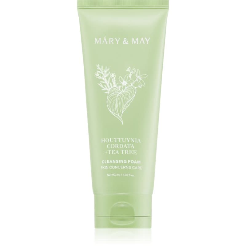 Houttuynia Cordata + Tea Tree Cleansing Foam pianka dogłębnie oczyszczająca do łagodzenia