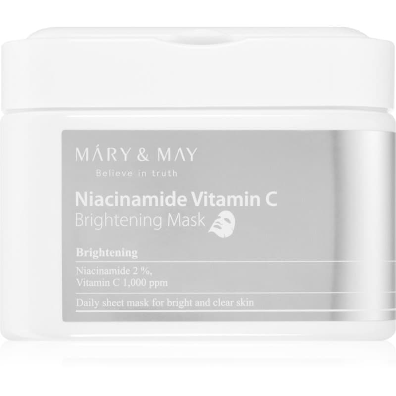 Niacinamide Vitamin C Brightening Mask zestaw maseczek płóciennych z efektem rozświetlającym