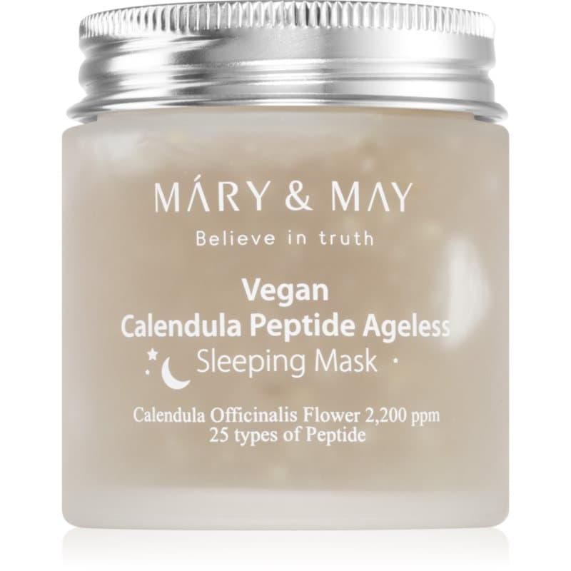 Calendula Peptide Ageless Sleeping Mask łagodząca maseczka na noc o działaniu przeciwzmarszczkowym