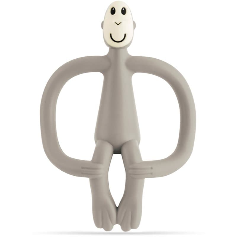 Teething Toy and Gel Applicator gryzak ze szczoteczką 2 w 1 Grey
