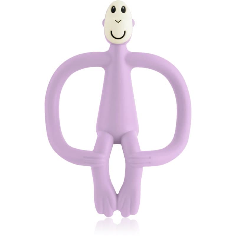 Teething Toy and Gel Applicator gryzak ze szczoteczką 2 w 1 Lilac