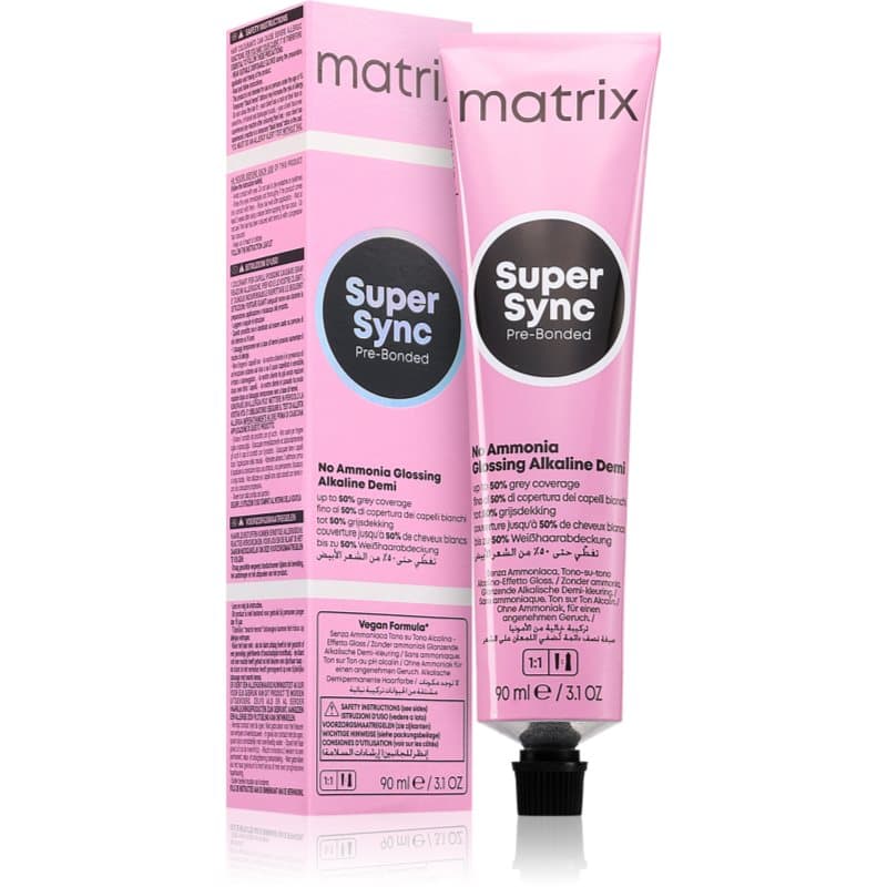 Super Sync Pre-Bonded demi-permanentna farba do włosów odcień Sheer Pastel Mocha