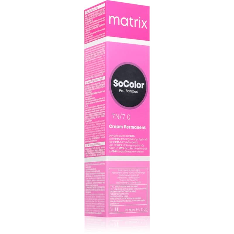 SoColor Pre-Bonded trwała farba do włosów do zakrywania siwych włosów odcień