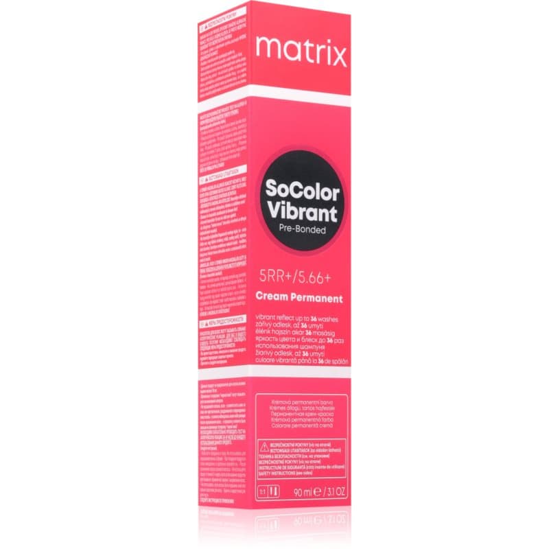 SoColor Vibrant Pre-Bonded Cream Permanent trwała farba do włosów dla uzyskania lśniącego koloru włosów