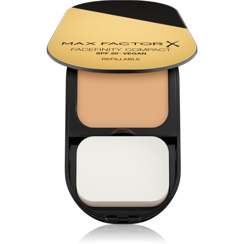 Facefinity Refillable kompaktowy podkład matujący SPF 20 odcień 033 Crystal Beige