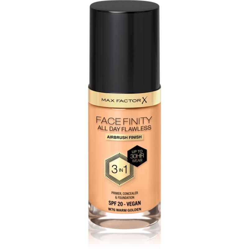Facefinity All Day Flawless trwały podkład SPF 20 odcień 76 Warm Golden