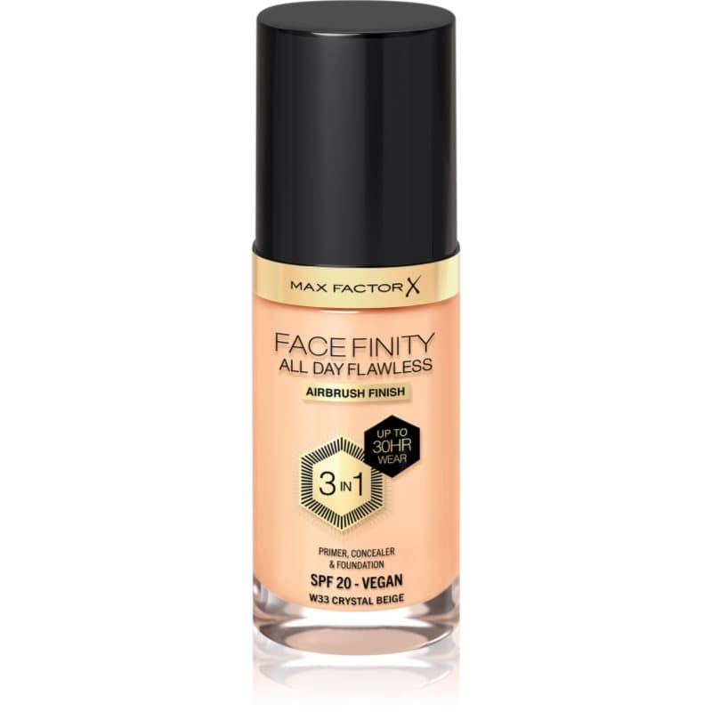 Facefinity All Day Flawless trwały podkład SPF 20 odcień 33 Crystal Beige