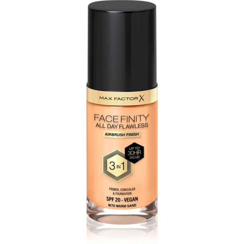 Facefinity All Day Flawless trwały podkład SPF 20 odcień 70 Warm Sand