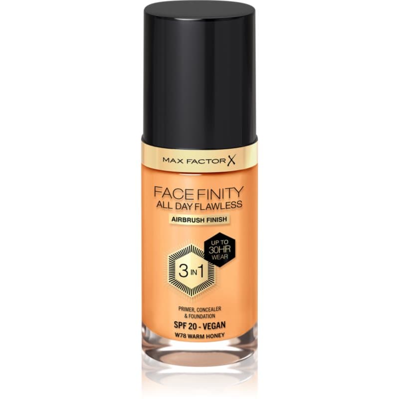 Facefinity All Day Flawless trwały podkład SPF 20 odcień 78 Warm Honey