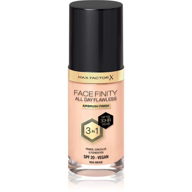 Facefinity All Day Flawless trwały podkład SPF 20 odcień 55 Beige