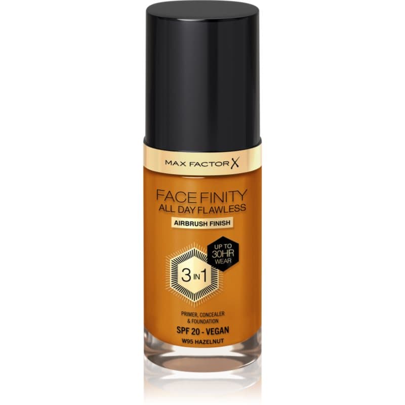 Facefinity All Day Flawless trwały podkład SPF 20 odcień W95 Hazelnut