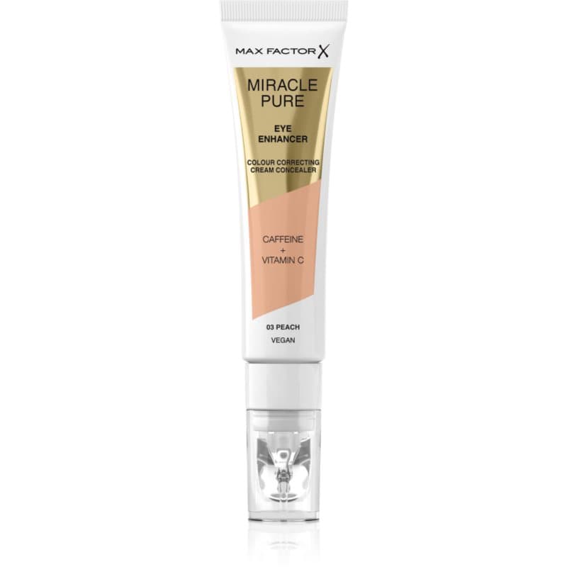 Miracle Pure korektor kremowy przeciw obrzękom i cieniom odcień 03 Peach