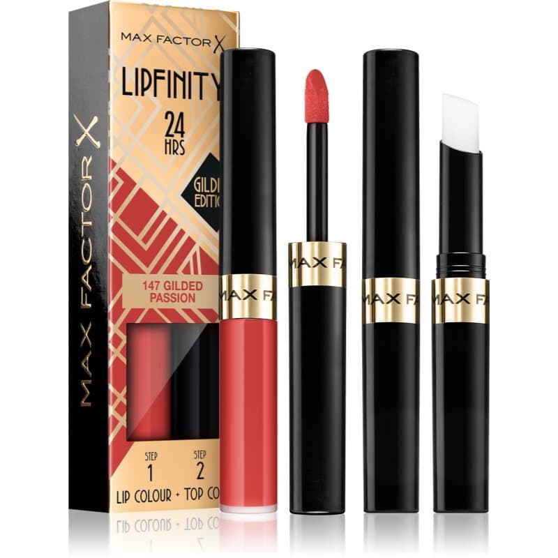 Lipfinity Gilded Edition szminka trwała z balsamem odcień 147 Gilded Passion