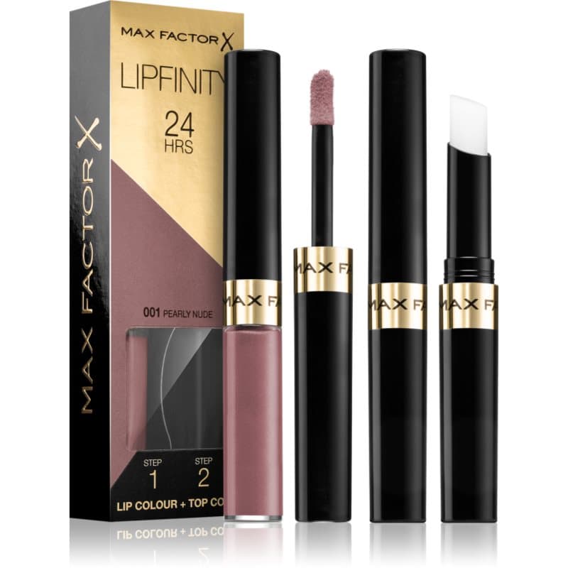 Lipfinity Lip Colour szminka trwała z balsamem odcień 001 Pearly Nude