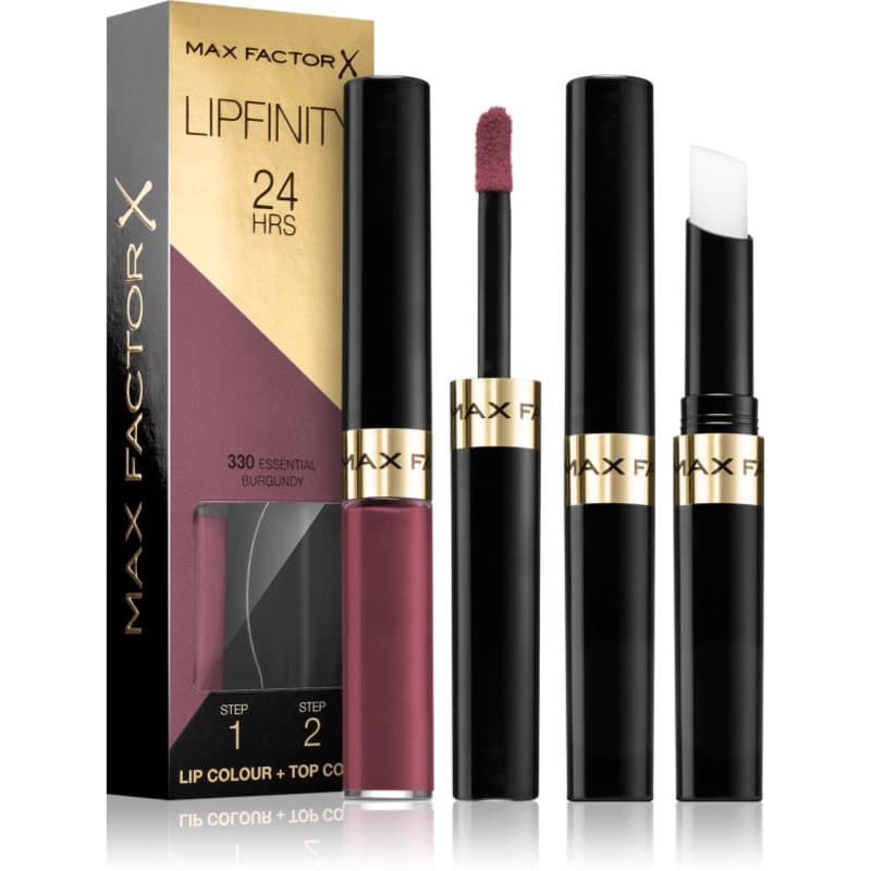 Lipfinity Lip Colour szminka trwała z balsamem odcień 330 Essential Burgundy