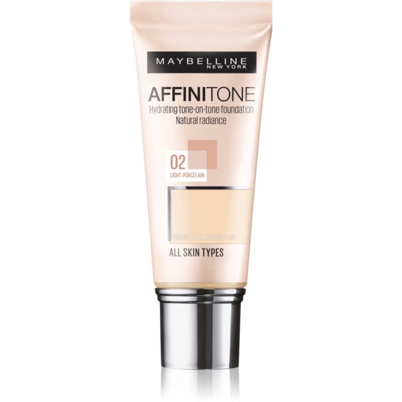 Maybelline Affinitone Nawilżający podkład w tubie - 02